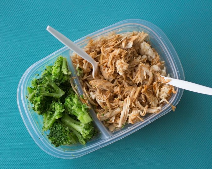 nutrition lunch in a tub