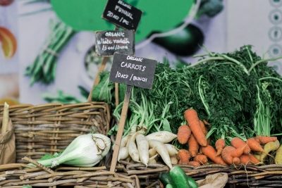 photo of organic produce for sale