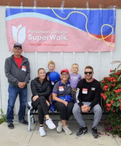 Kim and Family at the 2025 Parkinsons Canada SuperWalk