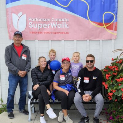 Kim and Family at the 2025 Parkinsons Canada SuperWalk